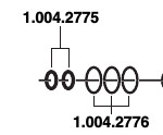 [038827-MK-OR4011BWK] Set O-ringen KaVo Multiflex koppelingen